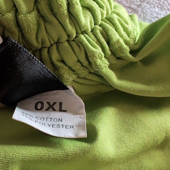 Shein Green Halter Open Back Ruched Sides All the Way Up Midi Dress Size 0X - Picture 10 of 10